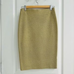 Gold skirt